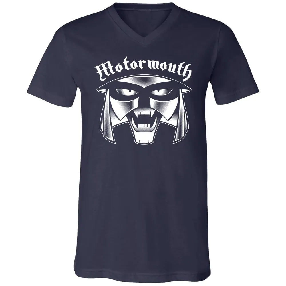 Unisex V-Neck T-Shirt - EGYZQ5KJ - Navy - 2
