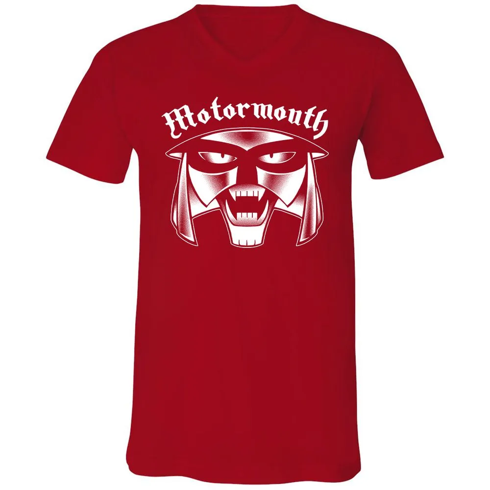 Unisex V-Neck T-Shirt - EGYZQ5KJ - Red - 3