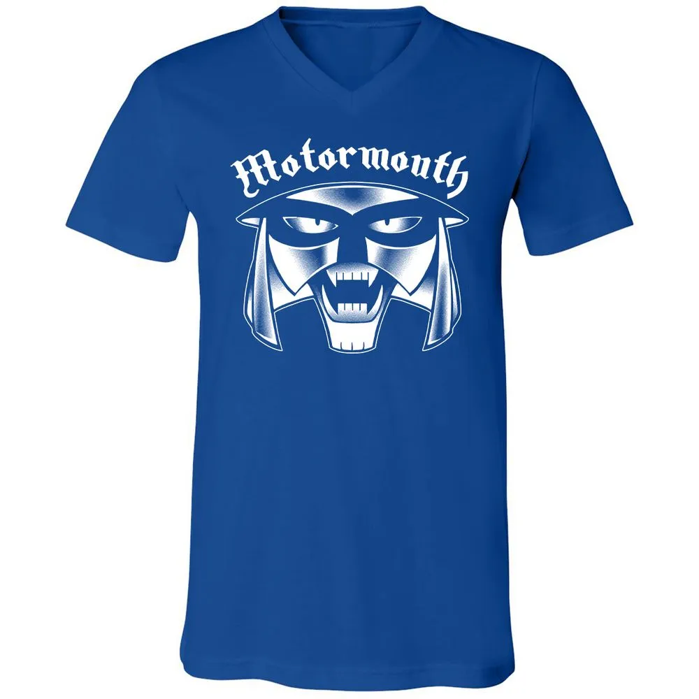 Unisex V-Neck T-Shirt - EGYZQ5KJ - True Royal - 4