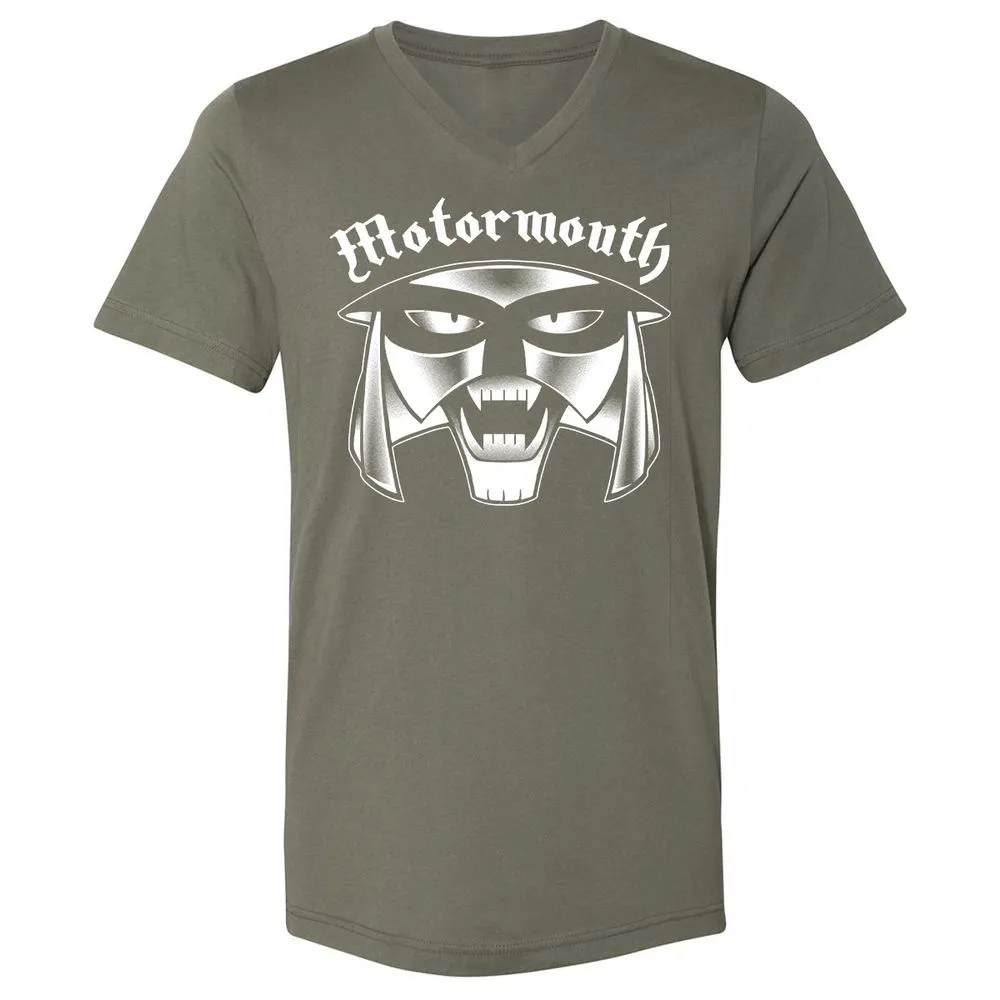 Unisex V-Neck T-Shirt - EGYZQ5KJ - Military Green - 10