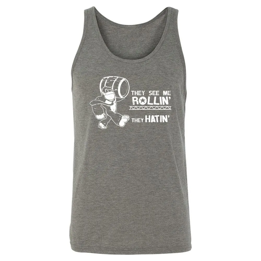 Unisex Jersey Tank - XYZZUSX2 - Grey Triblend - 8