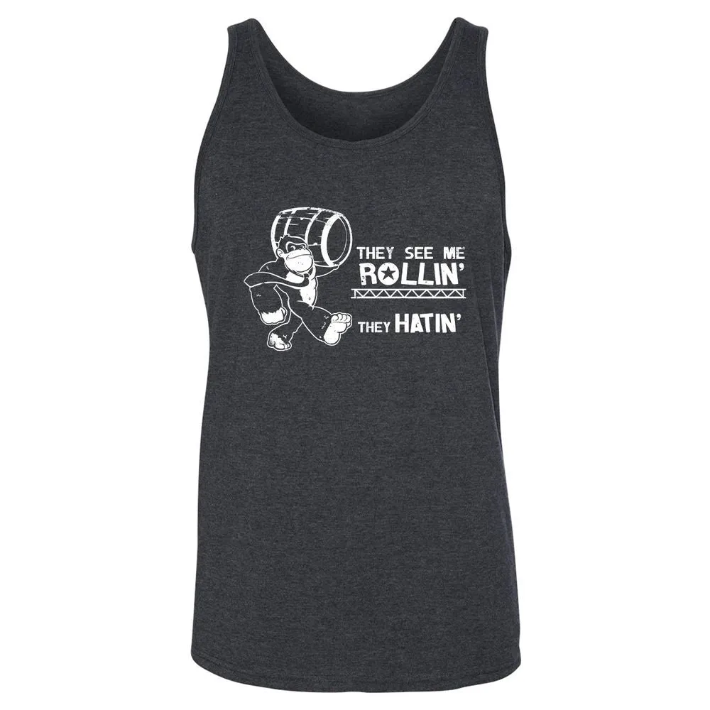 Unisex Jersey Tank - XYZZUSX2 - Dark Grey Heather - 6