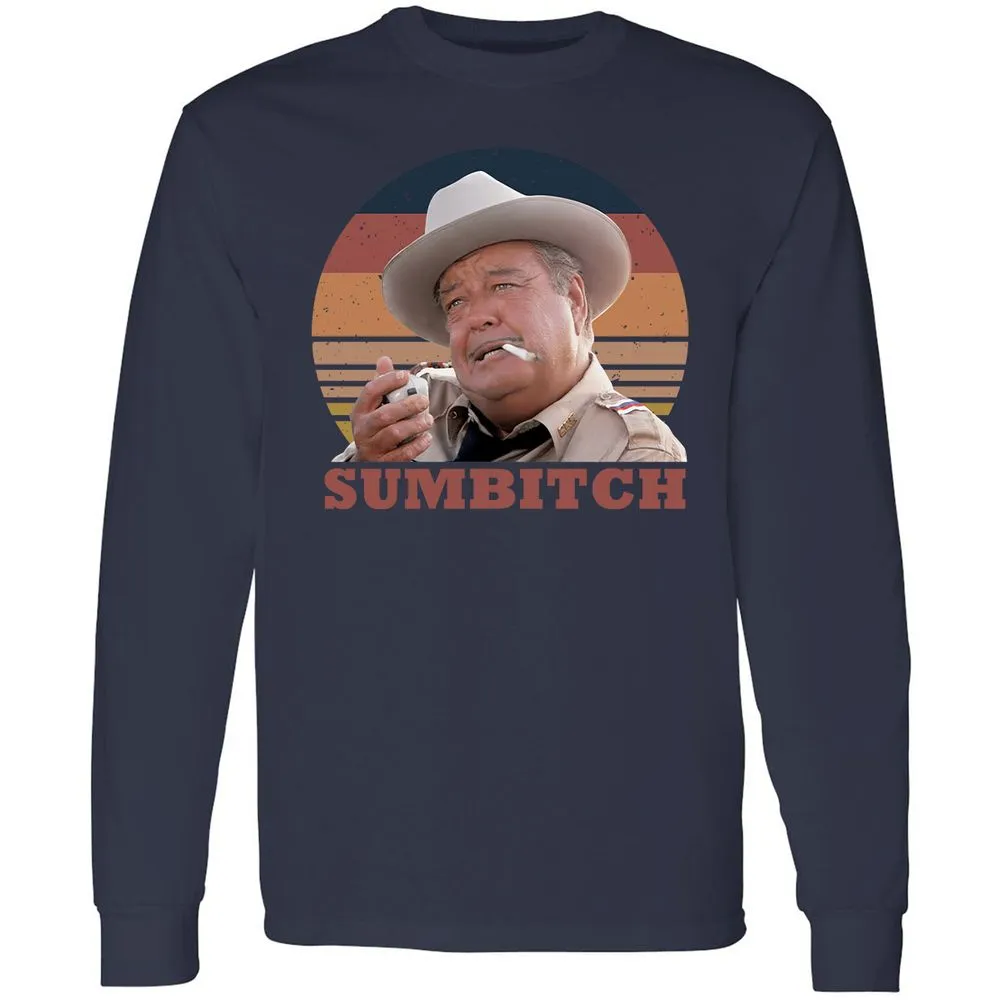 Long Sleeve T-Shirt - EBGUD7CL - Navy - 2