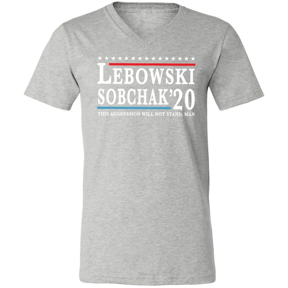Unisex V-Neck T-Shirt - MV4JAR2U - Athletic Heather - 7