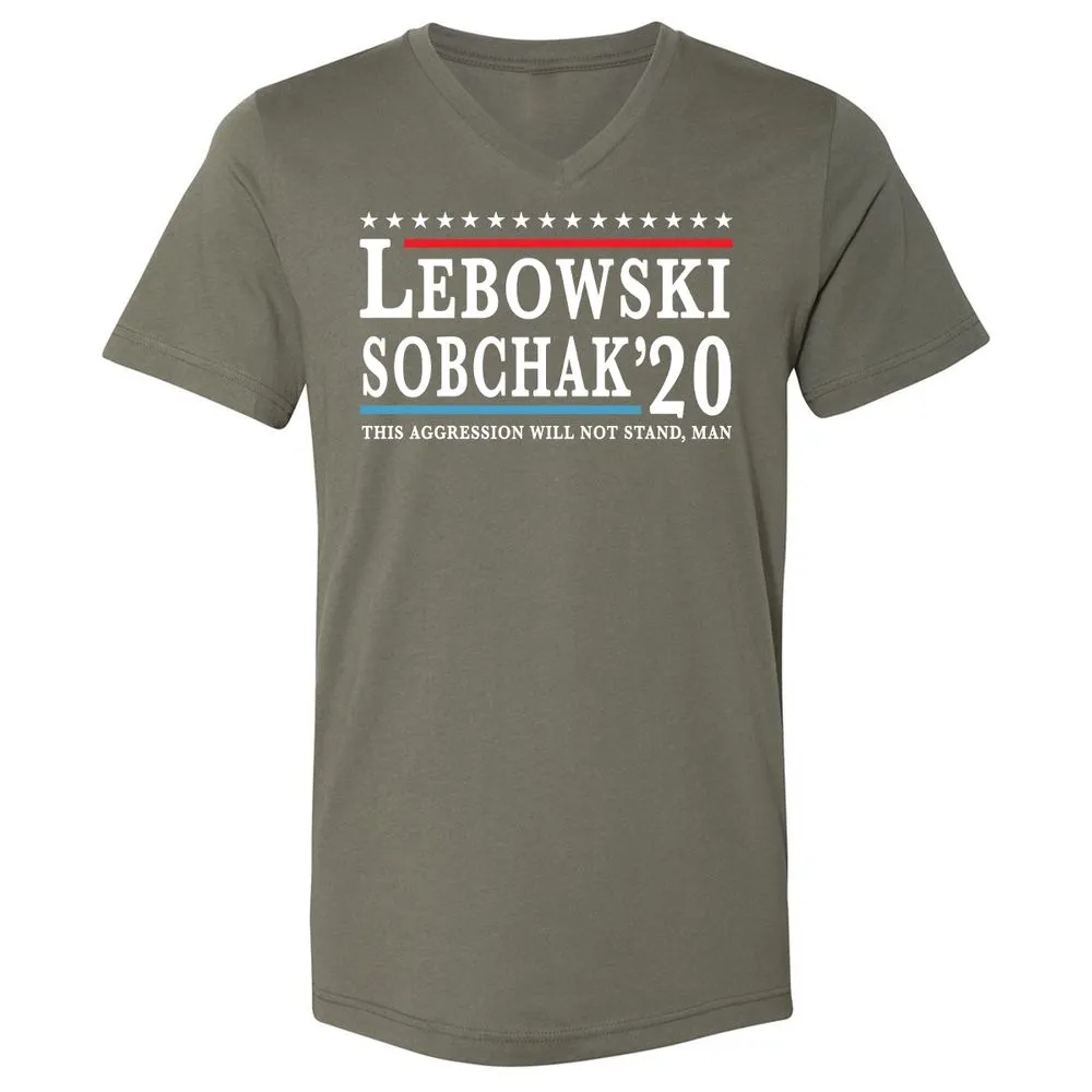 Unisex V-Neck T-Shirt - MV4JAR2U - Military Green - 10
