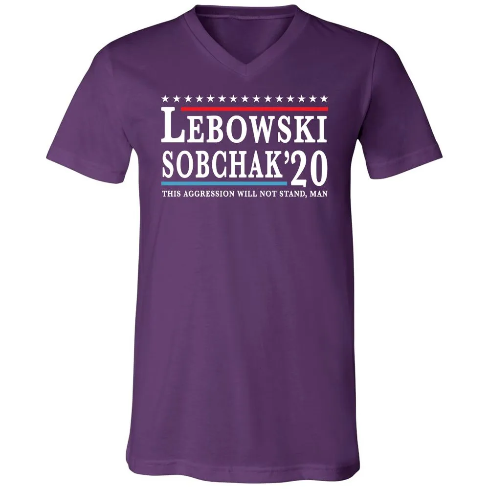 Unisex V-Neck T-Shirt - MV4JAR2U - Team Purple - 9