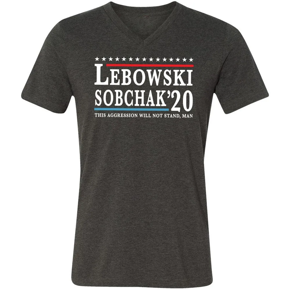 Unisex V-Neck T-Shirt - MV4JAR2U - Dark Grey Heather - 8