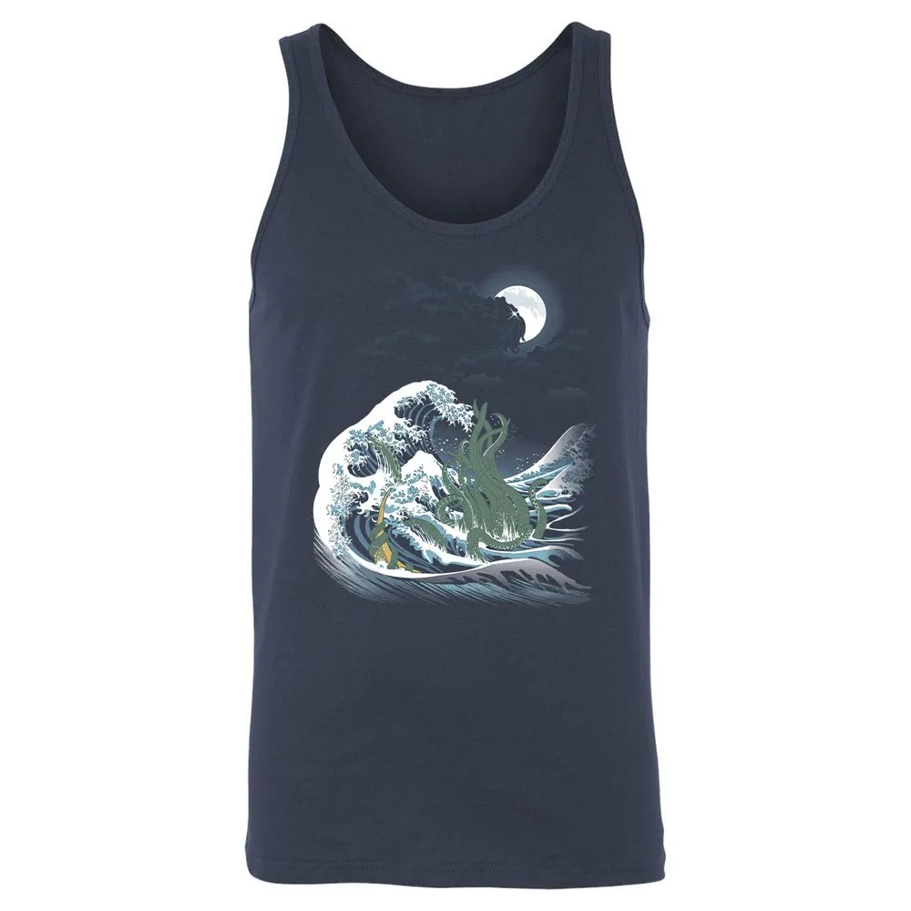 Unisex Jersey Tank - TXQU834Z - Navy - 2