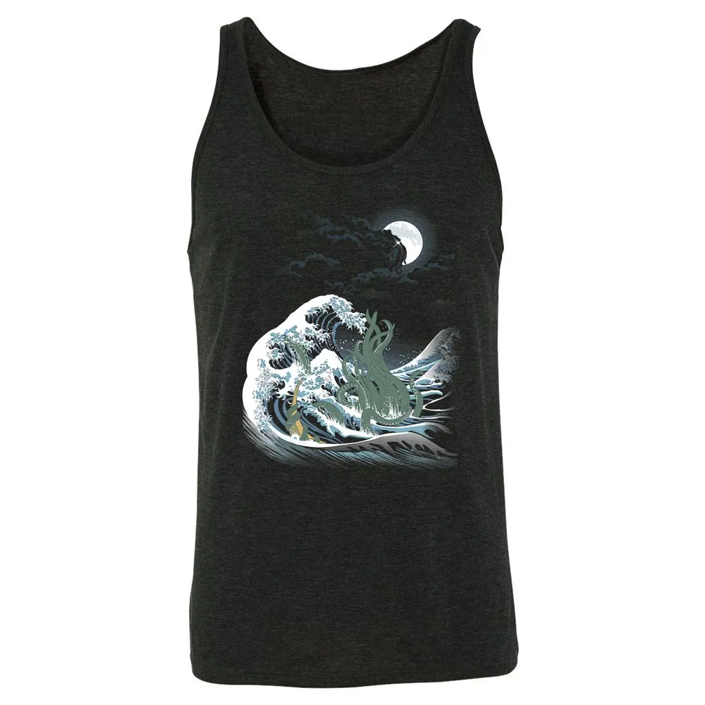 Unisex Jersey Tank - TXQU834Z - Charcoal Black Triblend - 5
