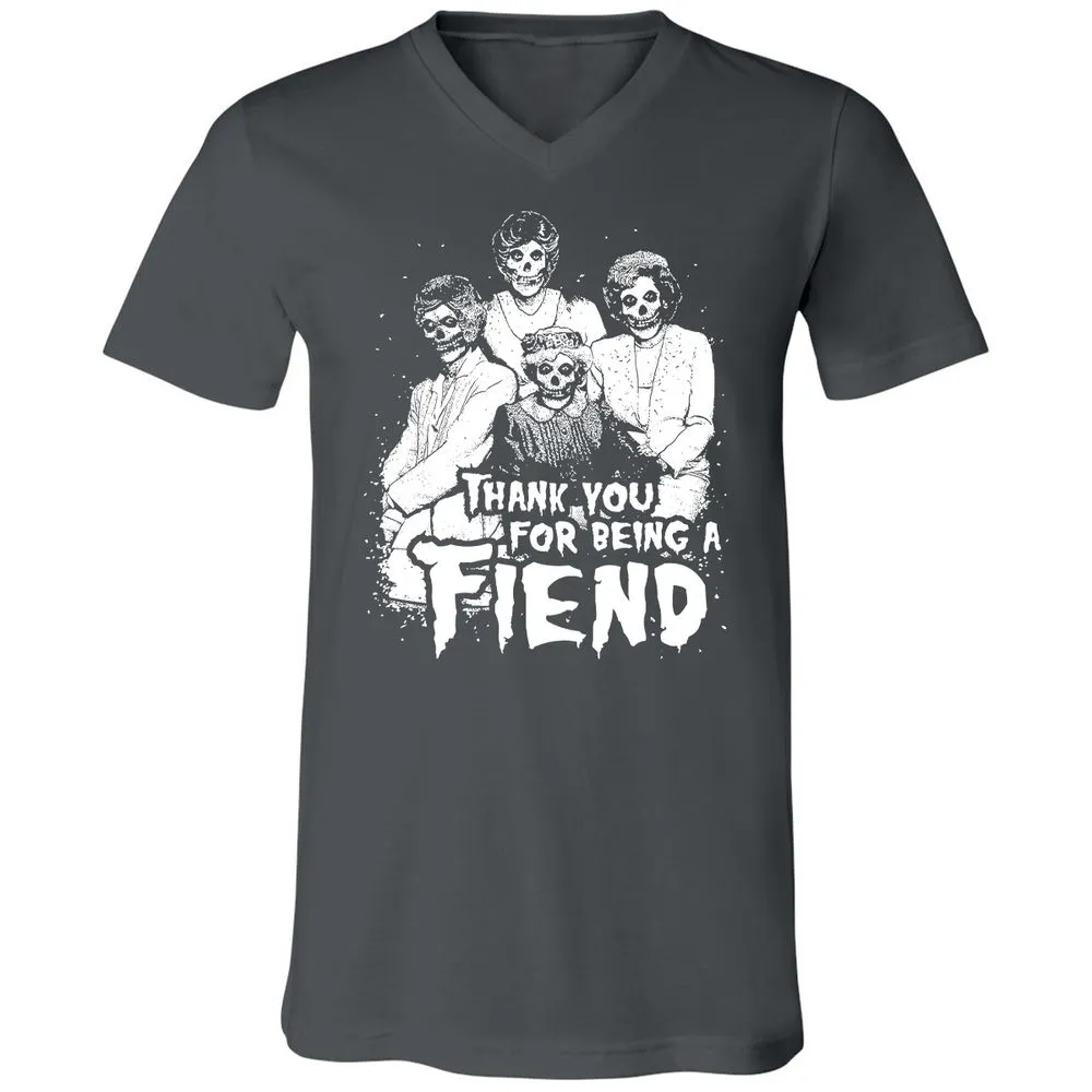 Unisex V-Neck T-Shirt - CGZV5FU6 - Asphalt - 12