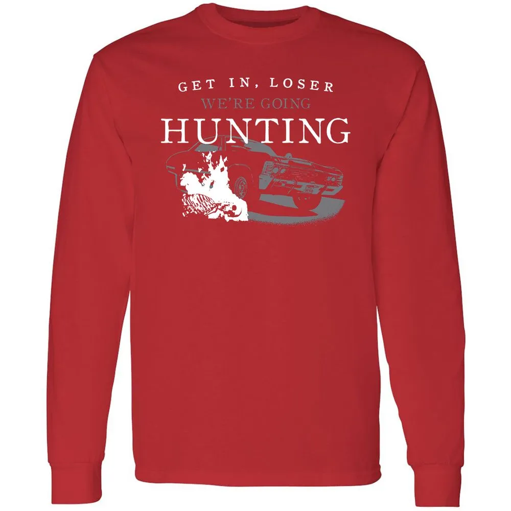 Long Sleeve T-Shirt - DZS9XSV4 - Red - 14