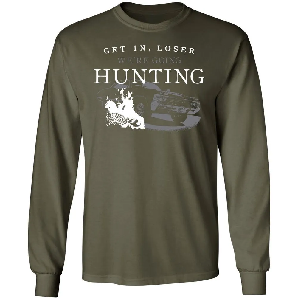 Long Sleeve T-Shirt - DZS9XSV4 - Military Green - 16