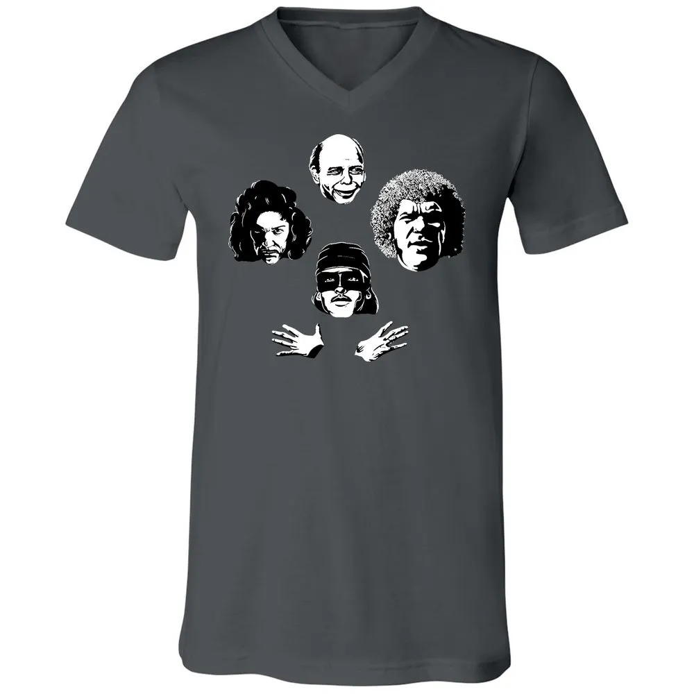 Unisex V-Neck T-Shirt - JFTDFM2X - Asphalt - 12