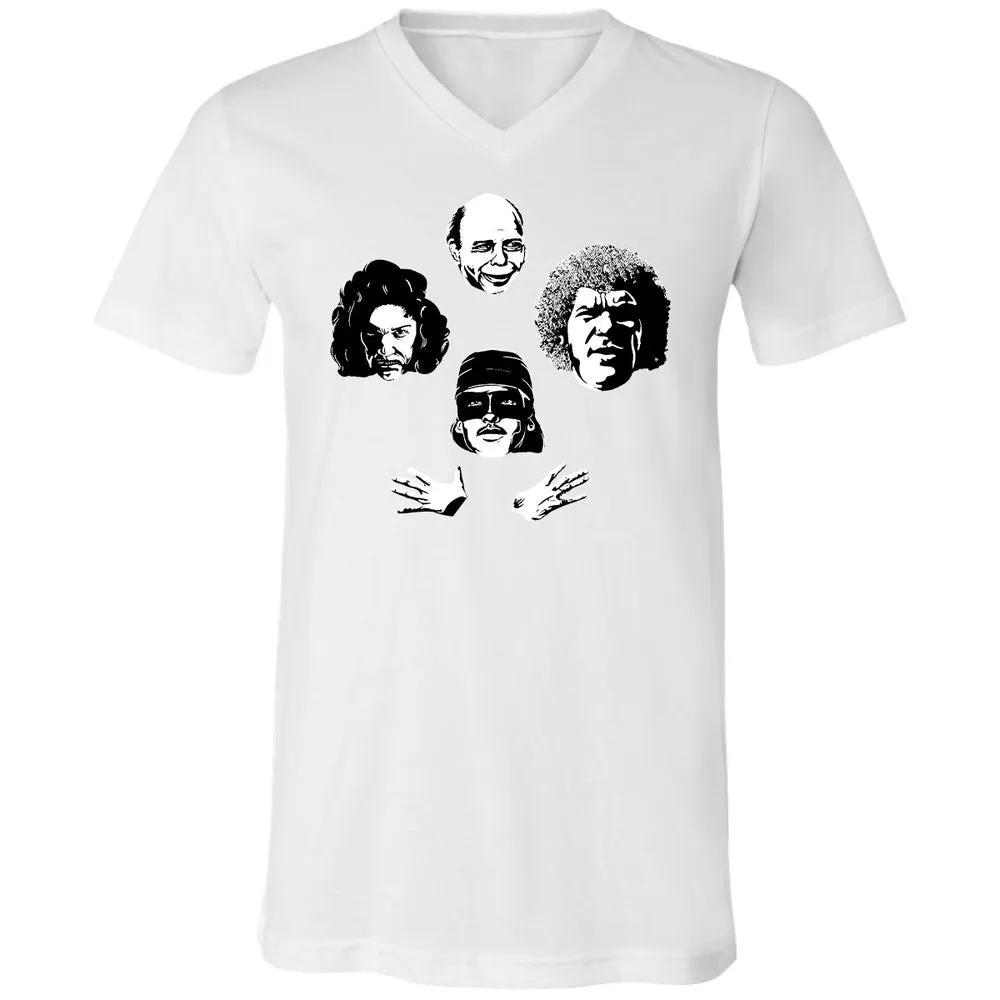 Unisex V-Neck T-Shirt - JFTDFM2X - White - 5