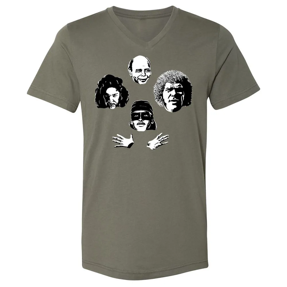 Unisex V-Neck T-Shirt - JFTDFM2X - Military Green - 10