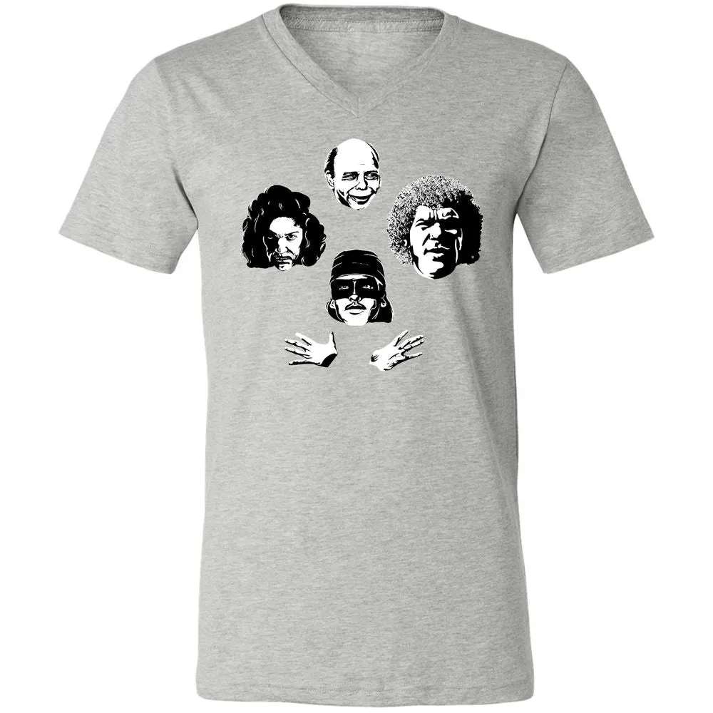 Unisex V-Neck T-Shirt - JFTDFM2X - Athletic Heather - 7
