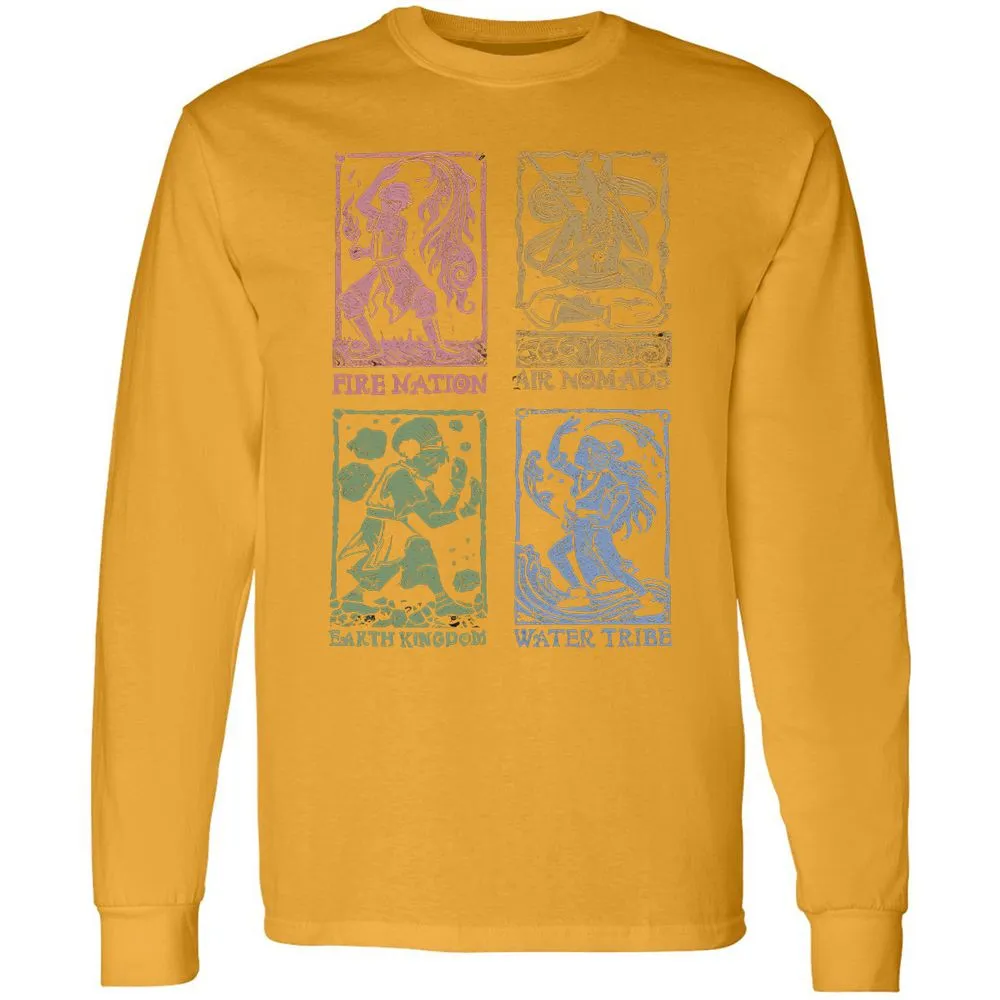 Long Sleeve T-Shirt - C1BBY1W1 - Gold - 9