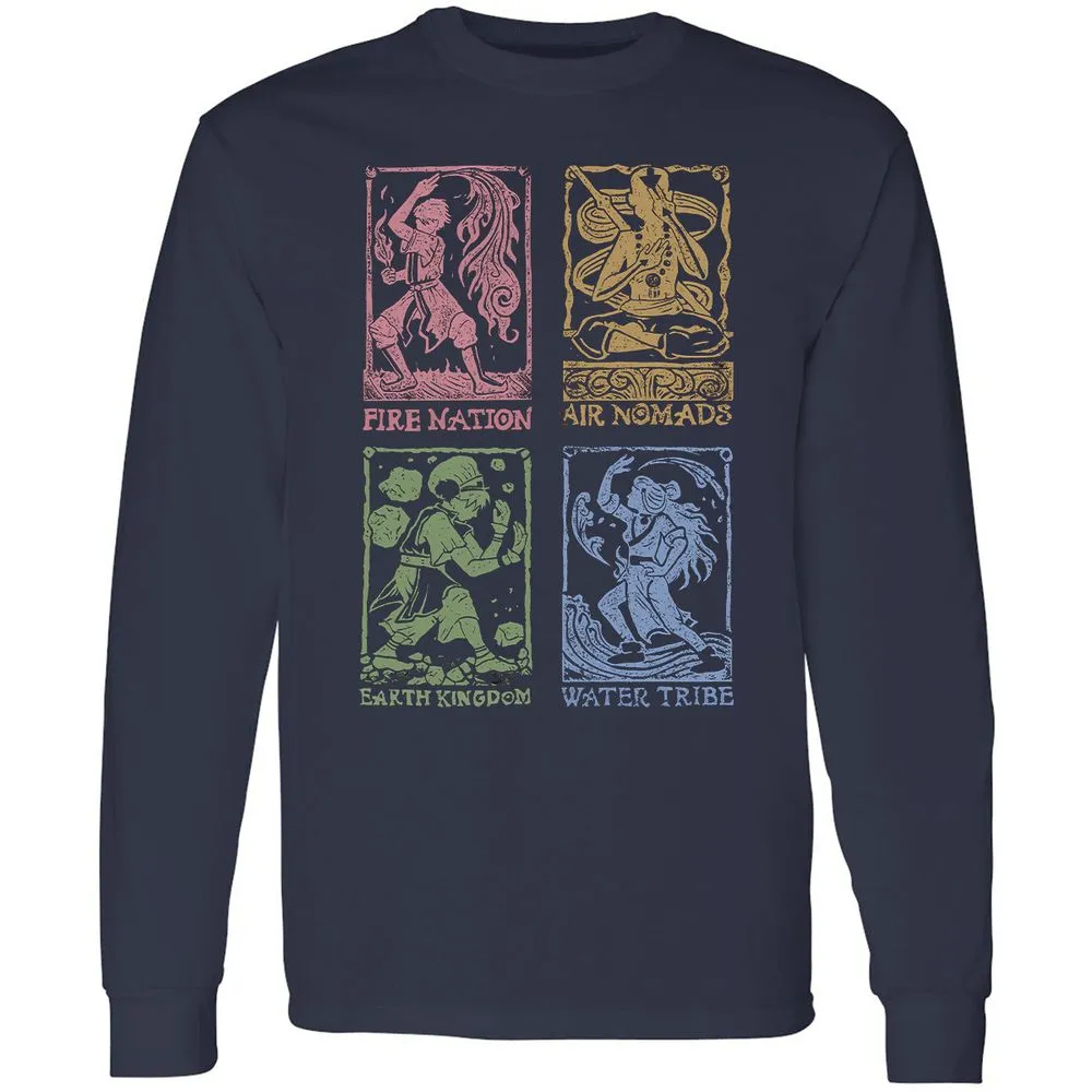 Long Sleeve T-Shirt - C1BBY1W1 - Navy - 2
