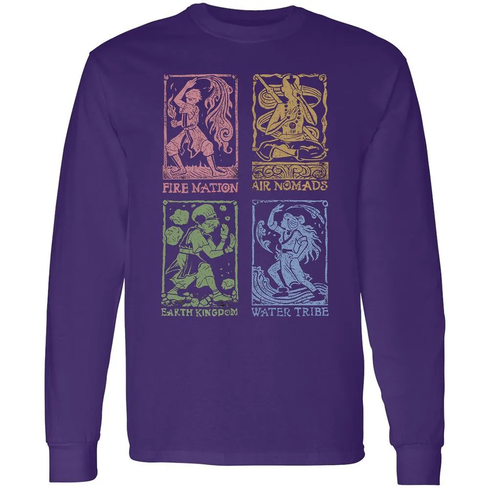 Long Sleeve T-Shirt - C1BBY1W1 - Purple - 13