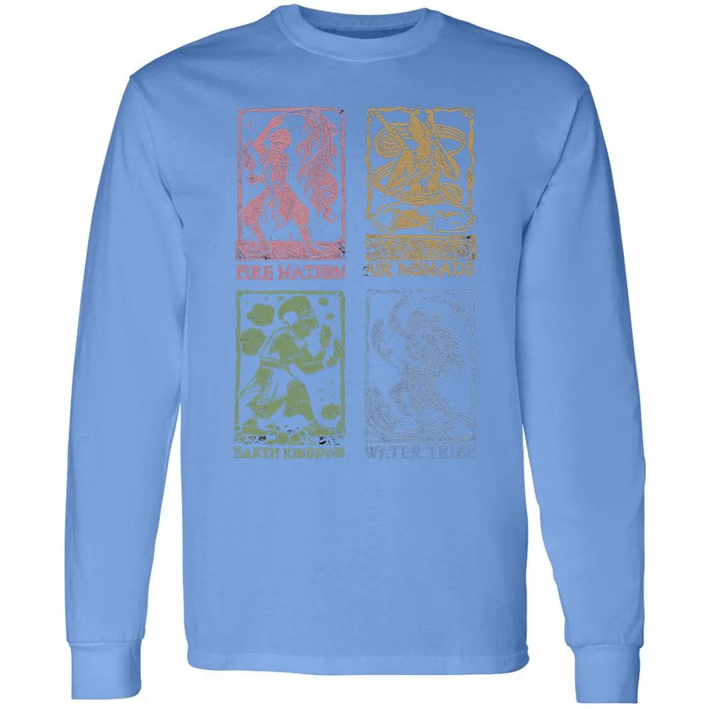 Long Sleeve T-Shirt - C1BBY1W1 - Carolina Blue - 12