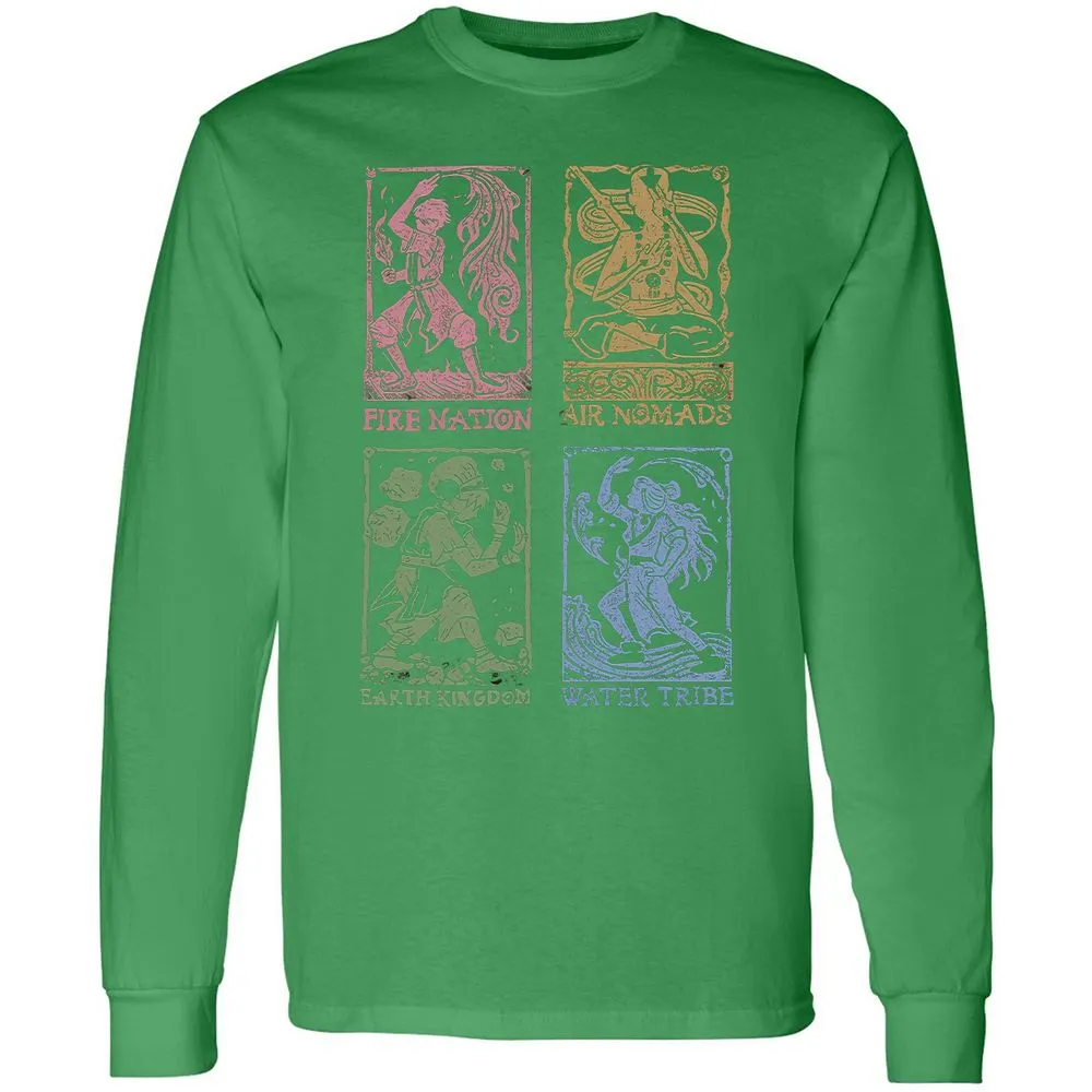 Long Sleeve T-Shirt - C1BBY1W1 - Irish Green - 10