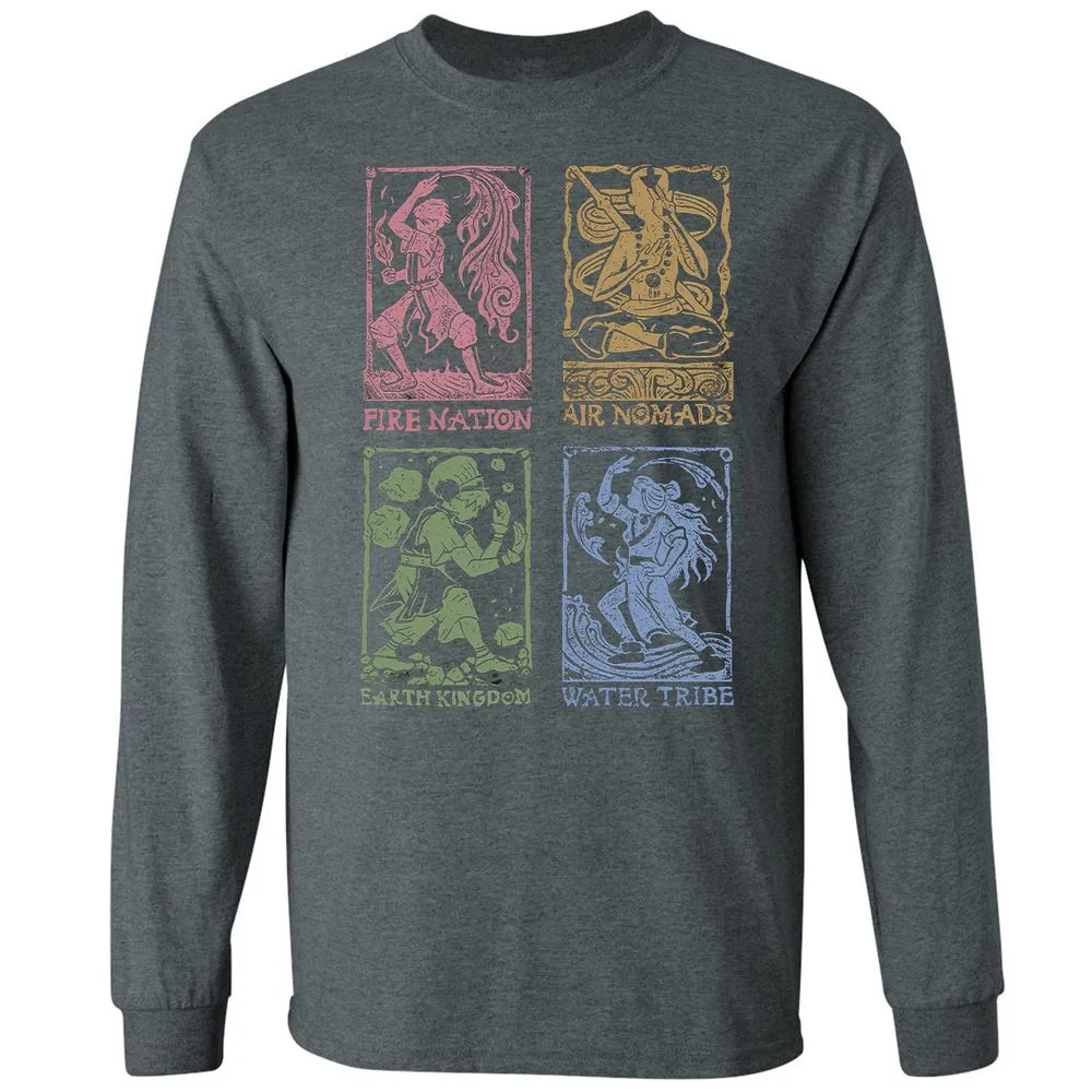 Long Sleeve T-Shirt - C1BBY1W1 - Dark Heather - 15