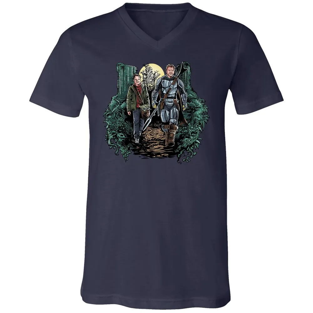 Unisex V-Neck T-Shirt - 9PPAVAVS - Navy - 2