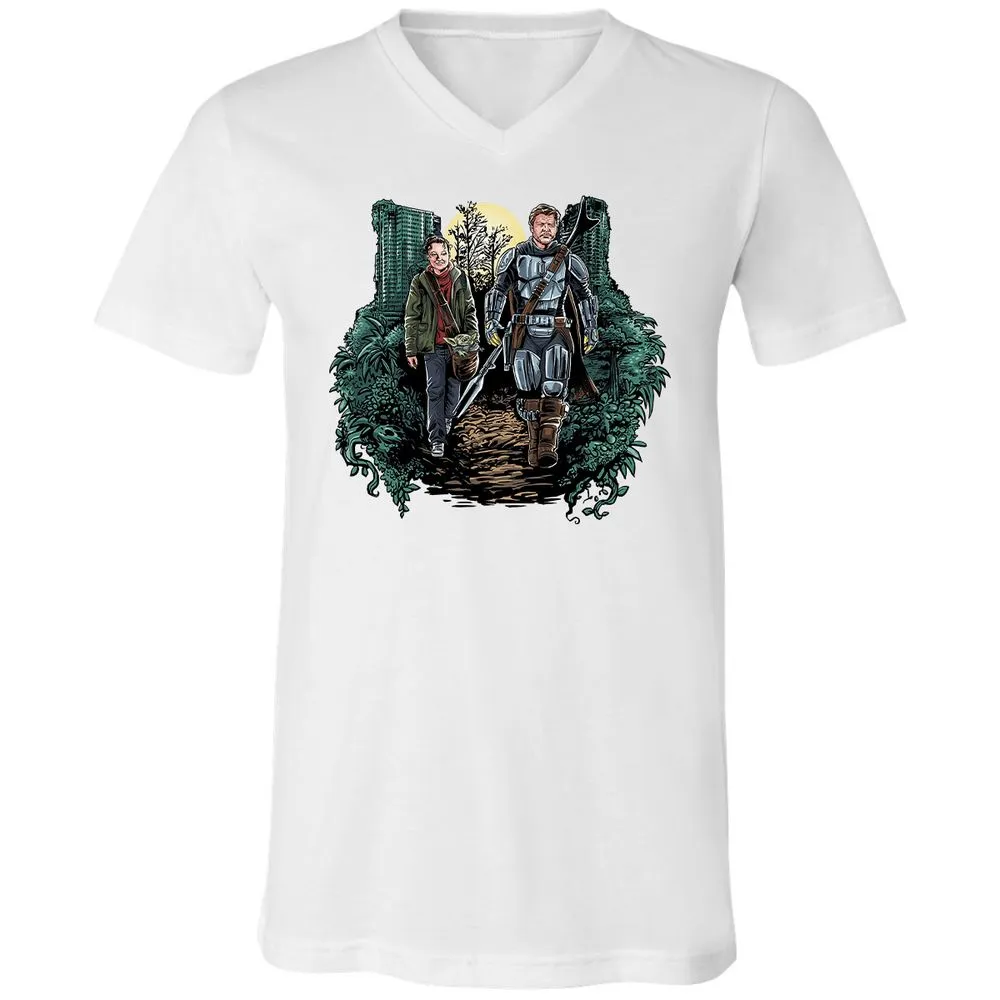 Unisex V-Neck T-Shirt - 9PPAVAVS - White - 5