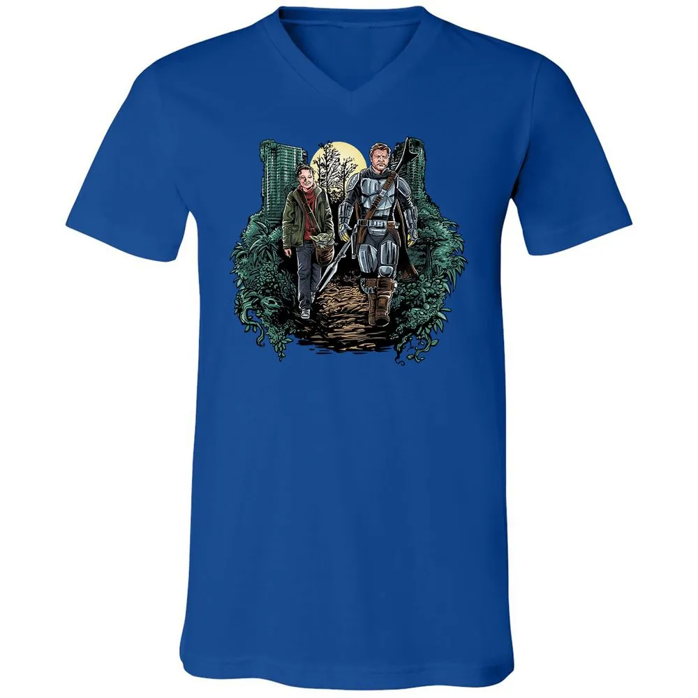 Unisex V-Neck T-Shirt - 9PPAVAVS - True Royal - 4