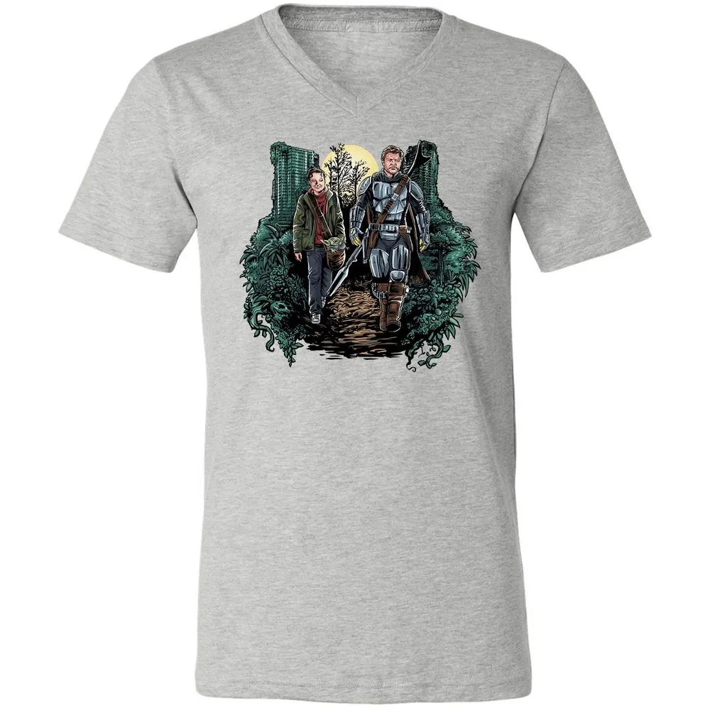 Unisex V-Neck T-Shirt - 9PPAVAVS - Athletic Heather - 7