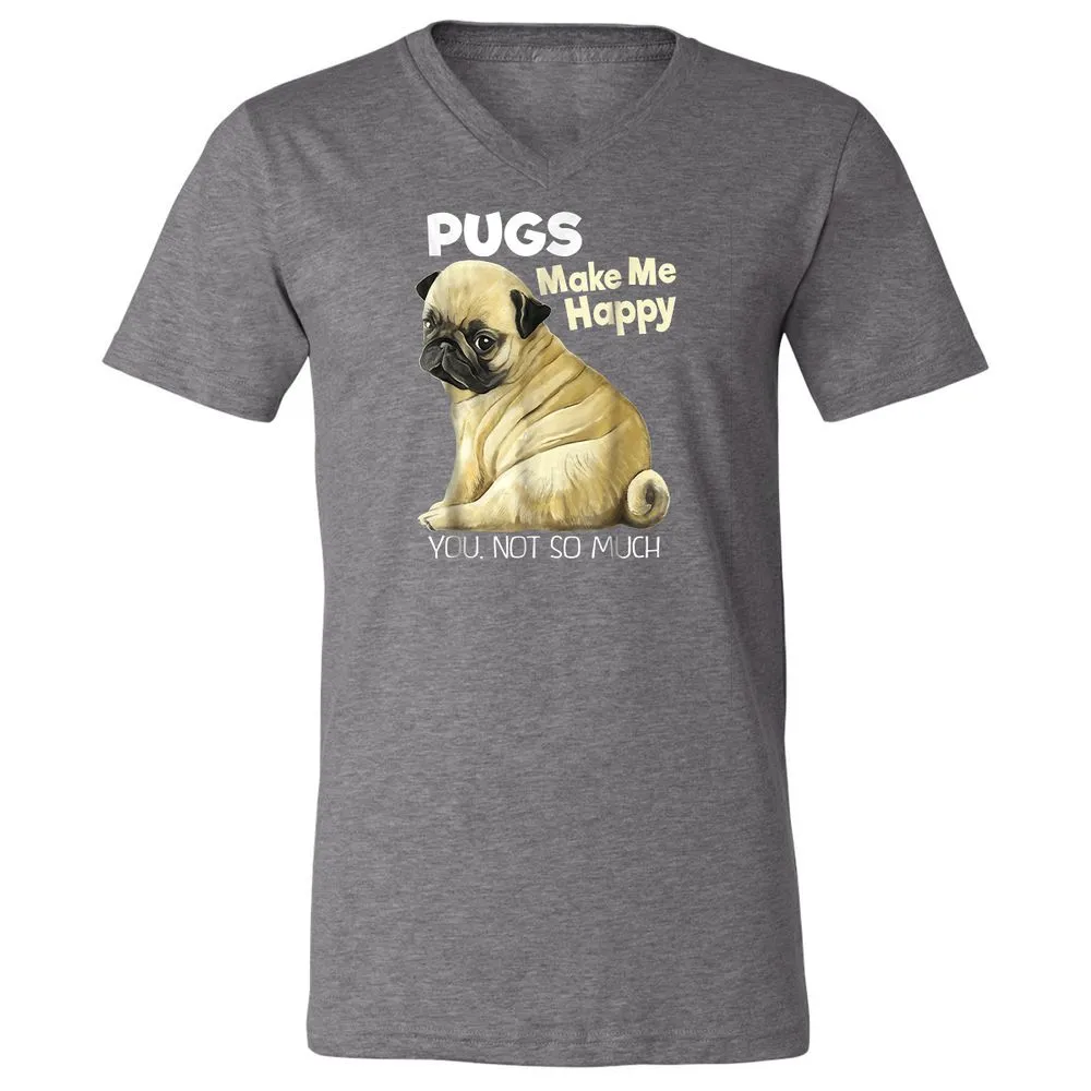 Unisex V-Neck T-Shirt - 23DFX8YW - Deep Heather - 13