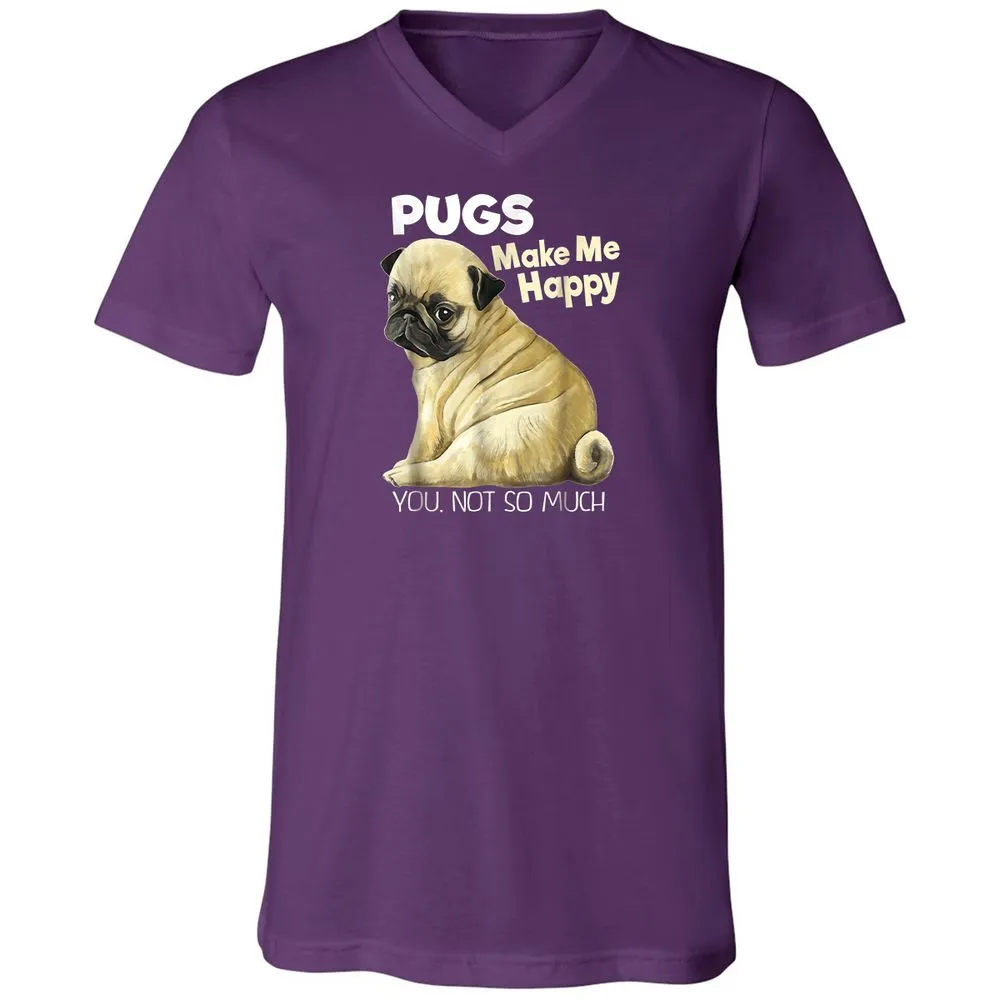 Unisex V-Neck T-Shirt - 23DFX8YW - Team Purple - 9
