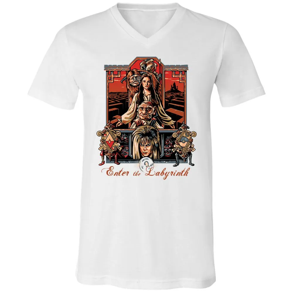 Unisex V-Neck T-Shirt - NWZ79R81 - White - 5