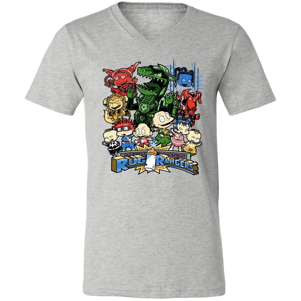 Unisex V-Neck T-Shirt - XFUJG6YF - Athletic Heather - 7
