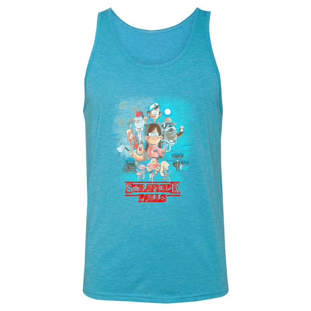 Unisex Jersey Tank - PSMQS35C - Aqua Triblend - 3
