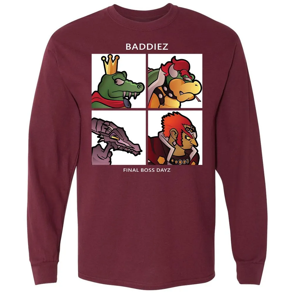 Long Sleeve T-Shirt - UPFPGESU - Maroon - 11