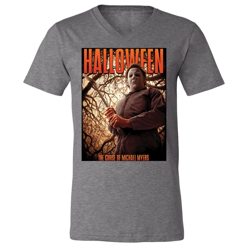 Unisex V-Neck T-Shirt - 32ST75B7 - Deep Heather - 13