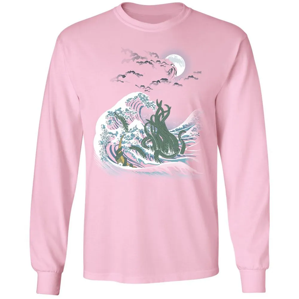 Long Sleeve T-Shirt - V4DF5ETL - Light Pink - 3