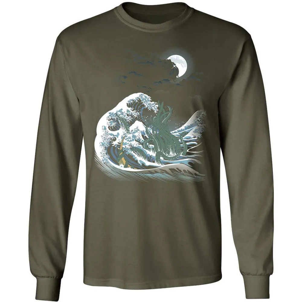 Long Sleeve T-Shirt - V4DF5ETL - Military Green - 16