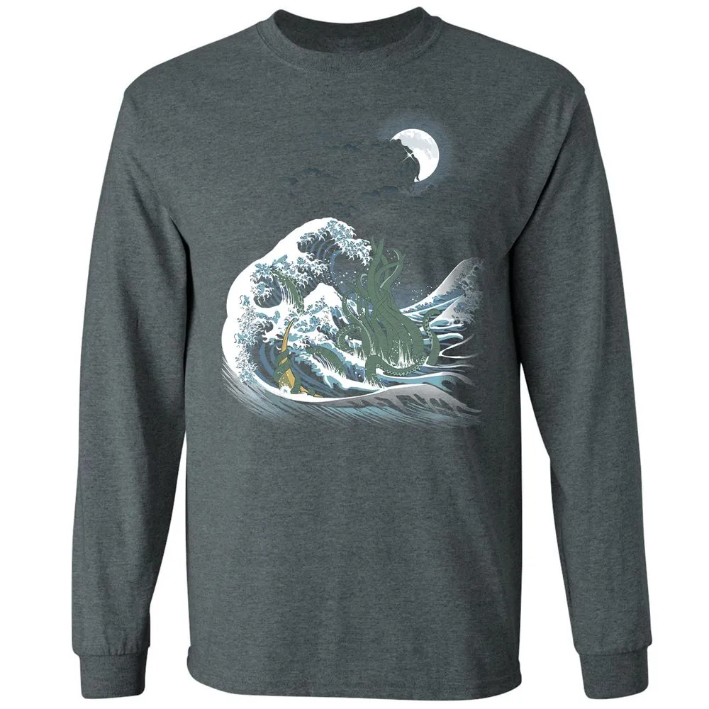 Long Sleeve T-Shirt - V4DF5ETL - Dark Heather - 15