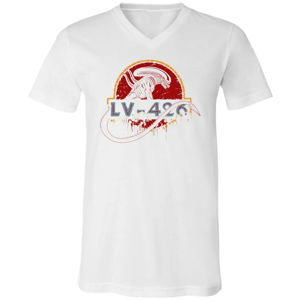 Unisex V-Neck T-Shirt - XSSY5KBZ - White - 5