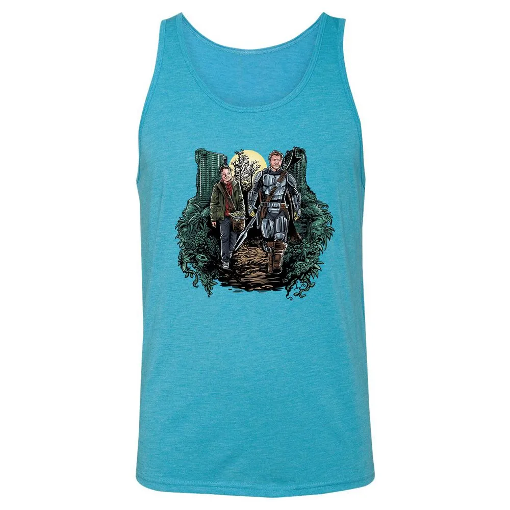 Unisex Jersey Tank - XAKG9V3Q - Aqua Triblend - 3