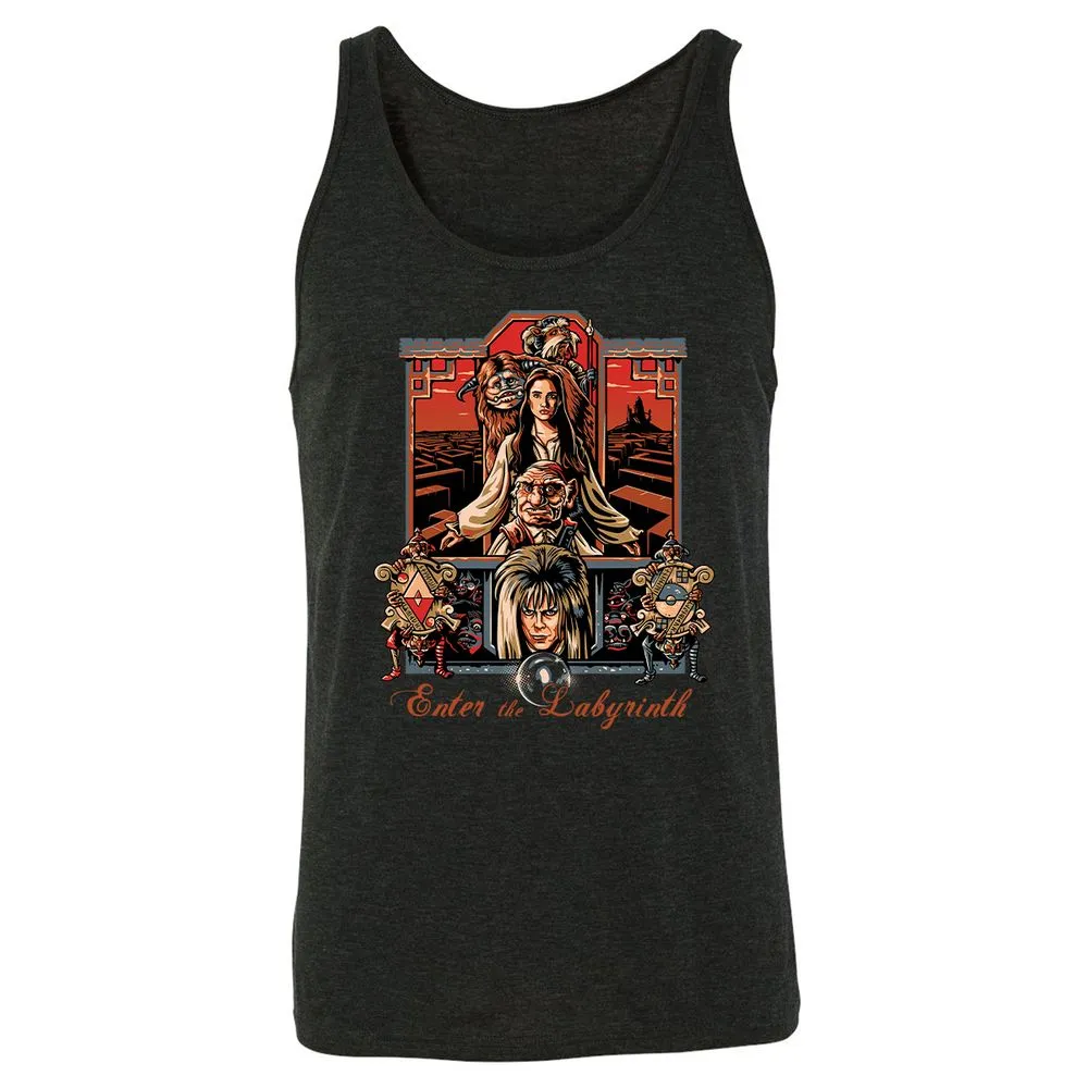 Unisex Jersey Tank - K1JZ4HGF - Charcoal Black Triblend - 5
