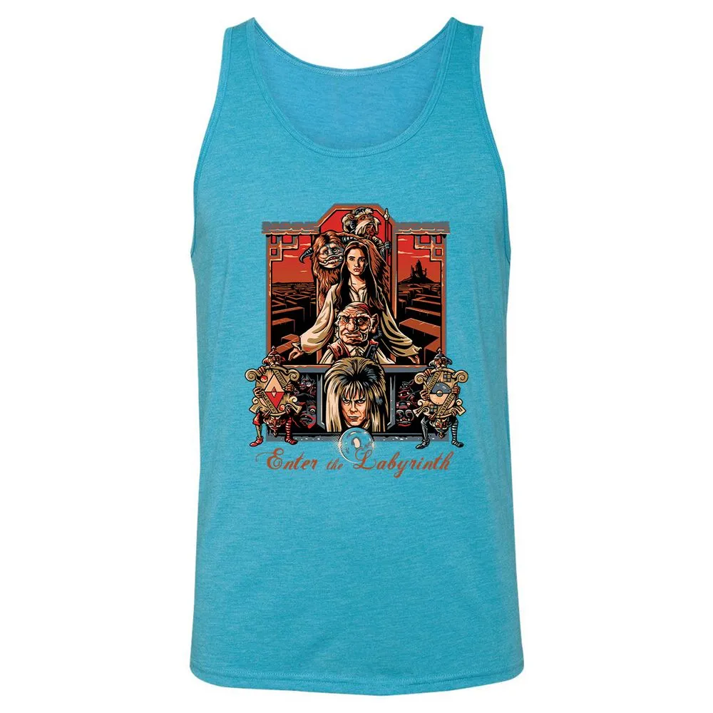 Unisex Jersey Tank - K1JZ4HGF - Aqua Triblend - 3