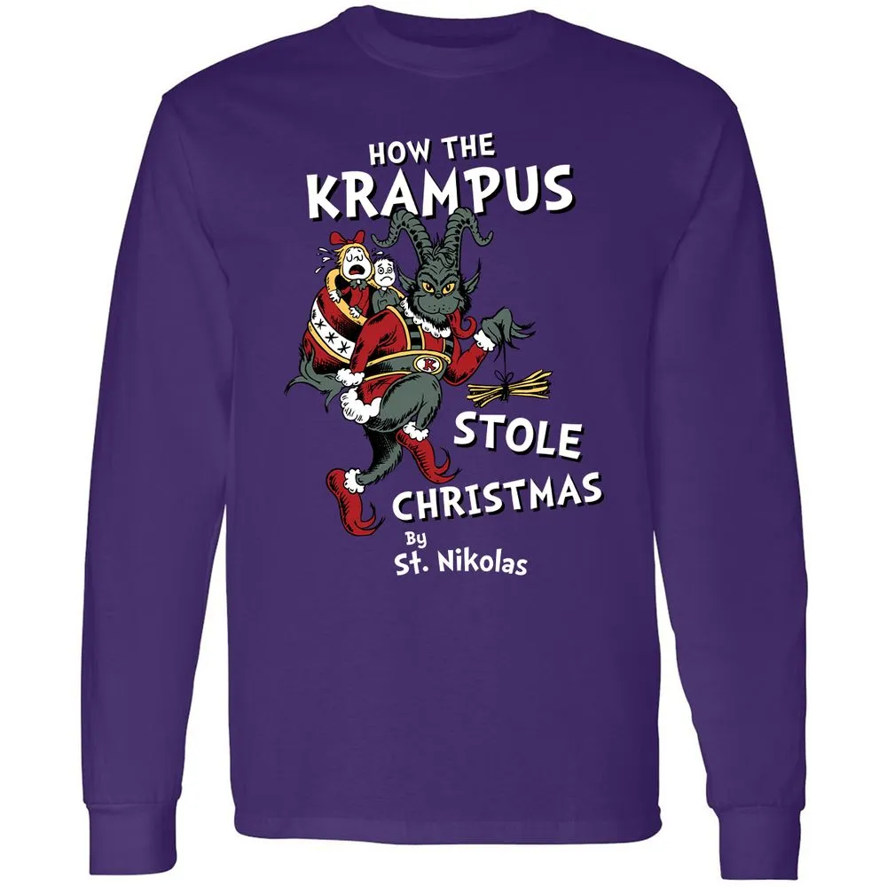 Long Sleeve T-Shirt - FF6GG9C9 - Purple - 13