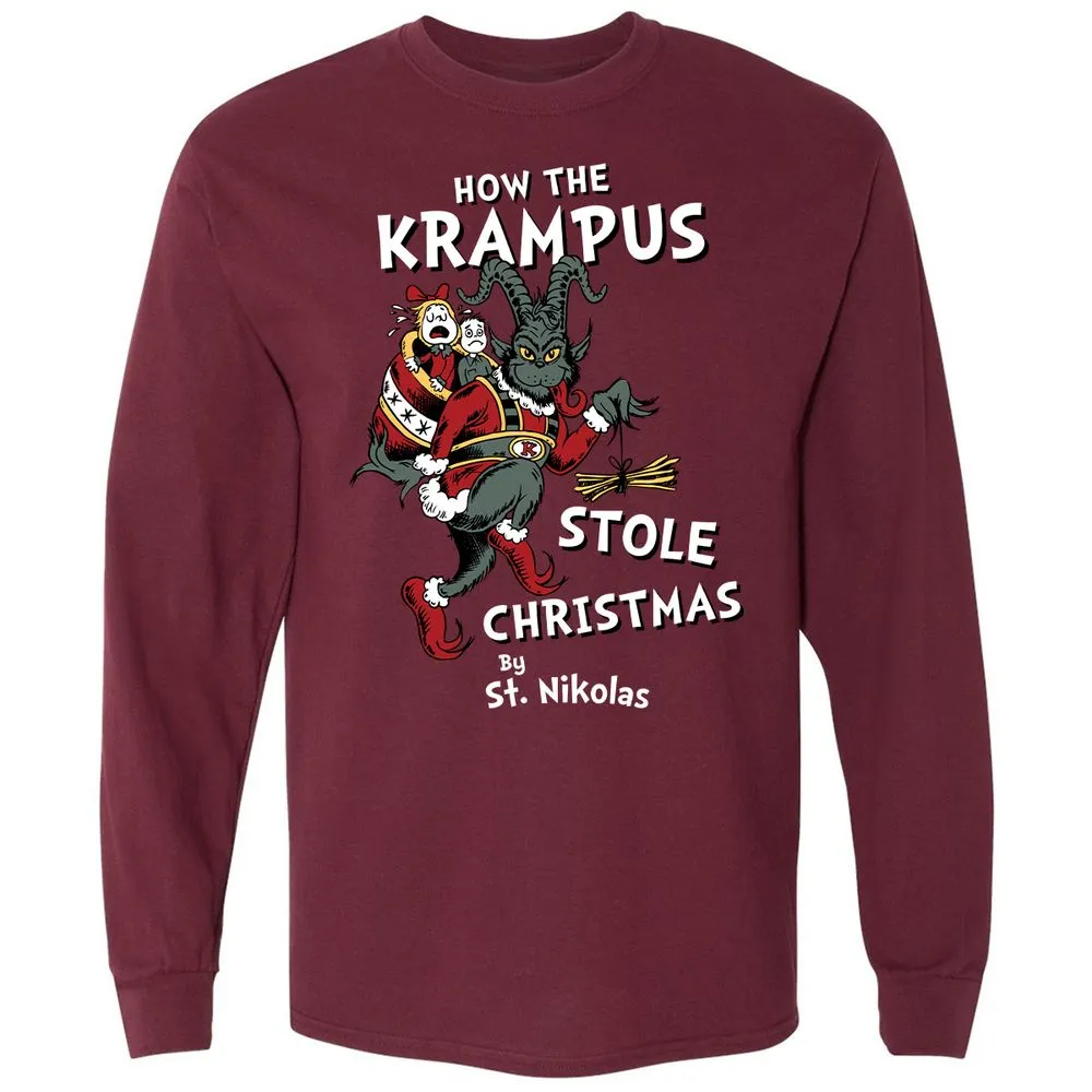 Long Sleeve T-Shirt - FF6GG9C9 - Maroon - 11