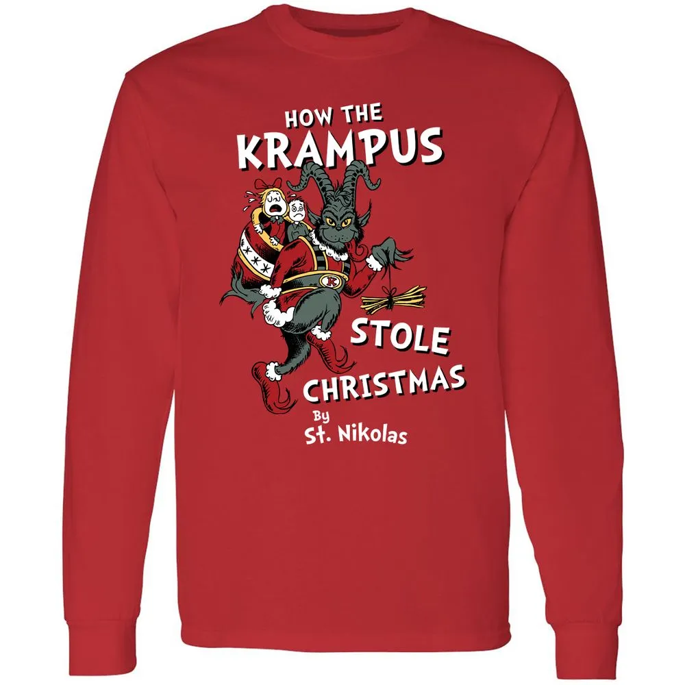 Long Sleeve T-Shirt - FF6GG9C9 - Red - 14