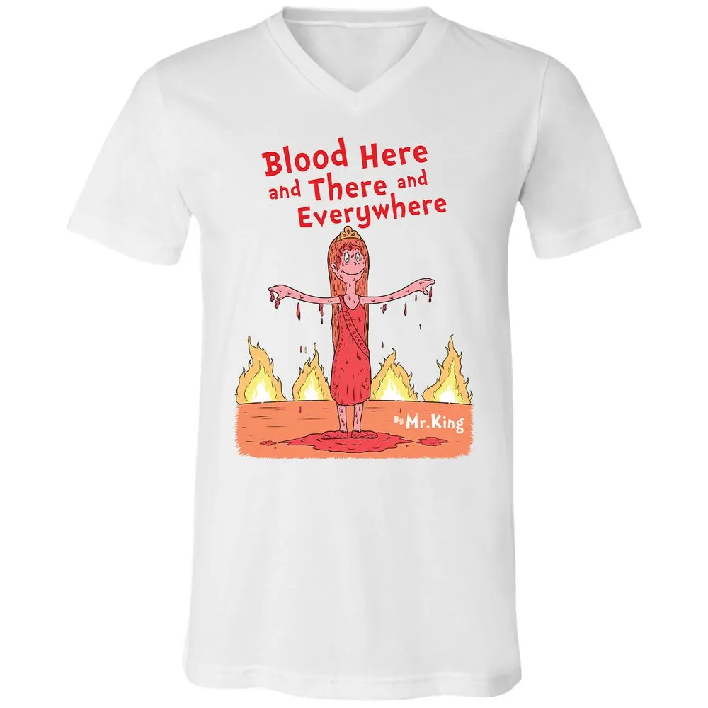 Unisex V-Neck T-Shirt - 1A67A2YN - White - 5