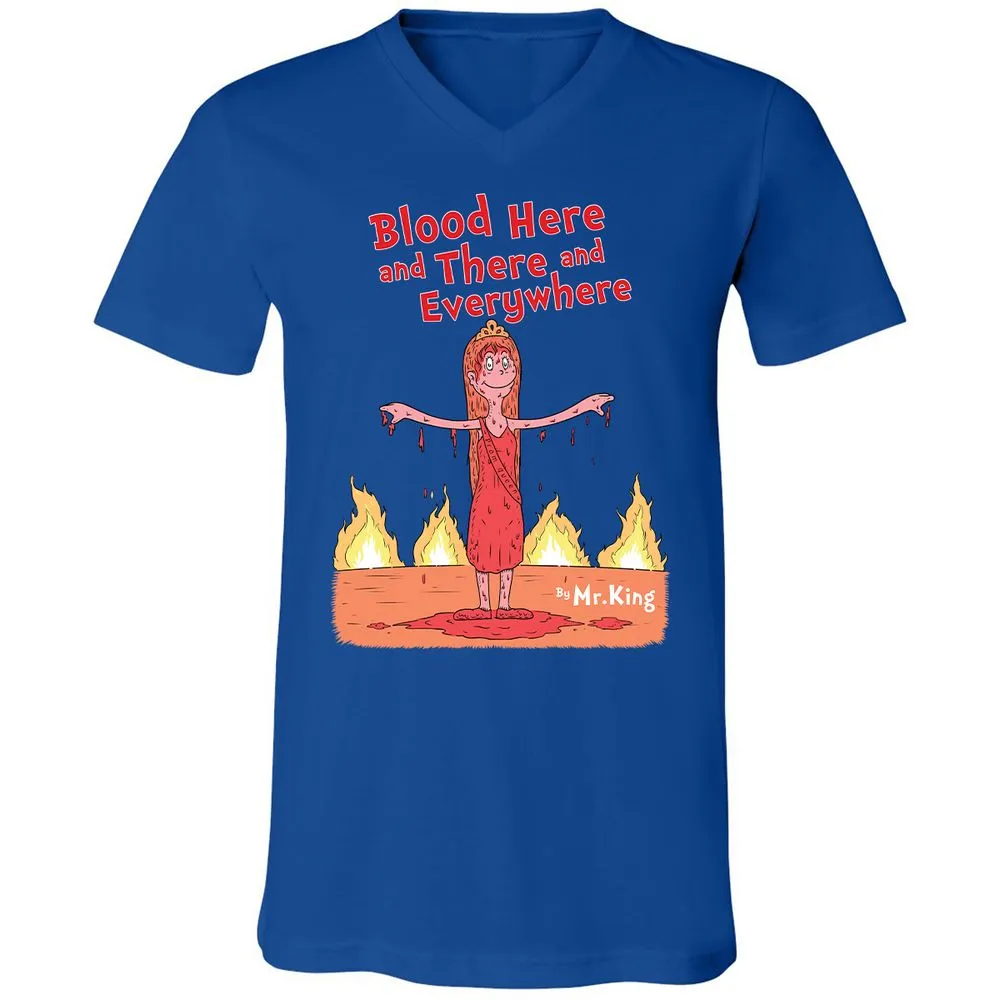 Unisex V-Neck T-Shirt - 1A67A2YN - True Royal - 4