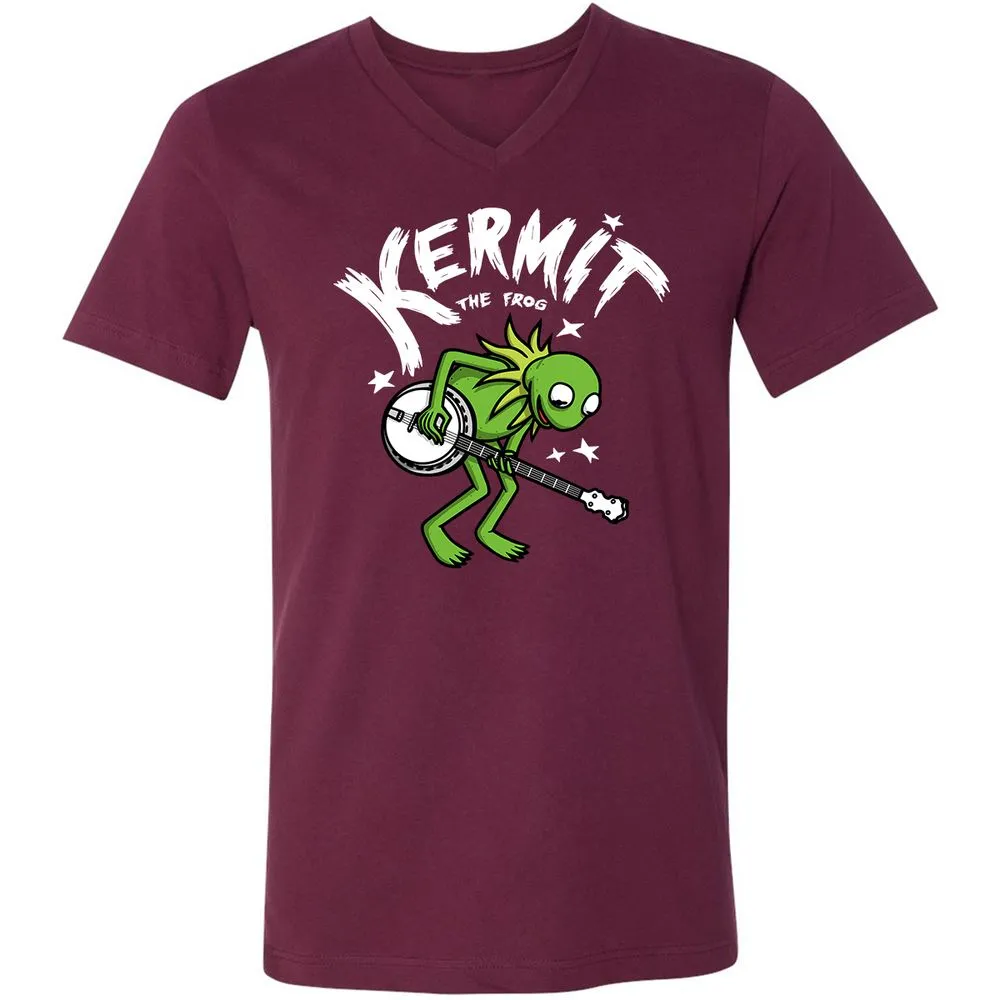 Unisex V-Neck T-Shirt - RGU2332C - Maroon - 6